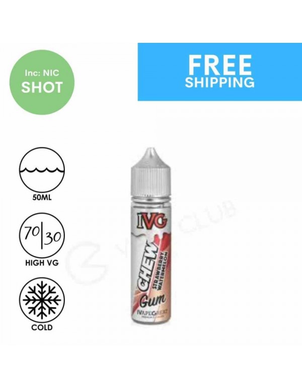 IVG Eliquid | Chew Strawberry Watermelon | 50ml