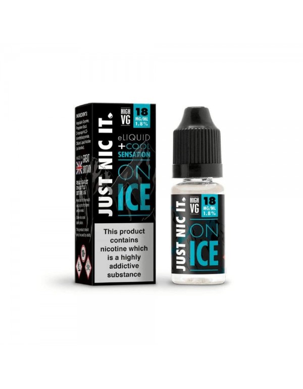 Just Nic It On Ice - 18mg High VG Nicotine Shot