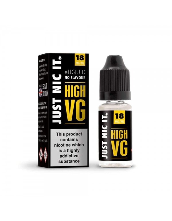 Just Nic It On Ice - 18mg High VG Nicotine Shot