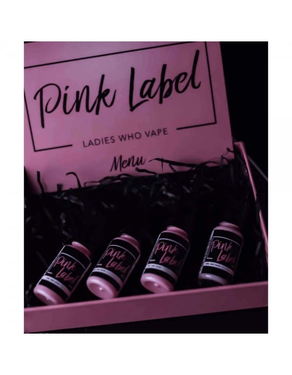 Pink Label Gift Box Of 4 Flavours - 40ml 50/50 Ejuice